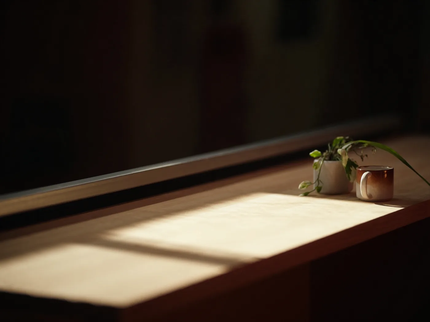 A quiet clinic desk in late-afternoon light